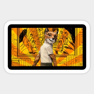 fantastic mr fox Sticker
